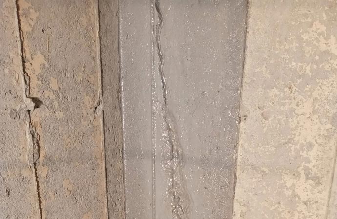 Basement cracks and fractures